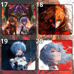 LÓT CHUỘT SHIN SEIKI EVANGELION GAMING SIZE 45X40 DÀY 5MM