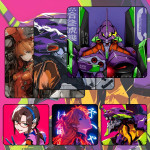 LÓT CHUỘT SHIN SEIKI EVANGELION GAMING SIZE 45X40 DÀY 5MM