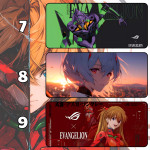 LÓT CHUỘT SHIN SEIKI EVANGELION CỠ LỚN SIZE 80X30 DÀY 5MM