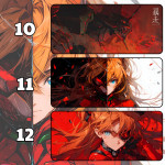 LÓT CHUỘT SHIN SEIKI EVANGELION CỠ LỚN SIZE 80X30 DÀY 5MM