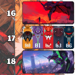 LÓT CHUỘT SHIN SEIKI EVANGELION CỠ LỚN SIZE 80X30 DÀY 5MM