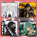 LÓT CHUỘT WARRIOR AI GIRL GAMING SIZE 45X40 DÀY 3MM