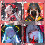 LÓT CHUỘT WARRIOR AI GIRL GAMING SIZE 45X40 DÀY 3MM
