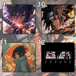LÓT CHUỘT SASUKE UCHIHA GAMING SIZE 45X40 DÀY 5MM