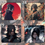 LÓT CHUỘT SASUKE UCHIHA GAMING SIZE 45X40 DÀY 5MM