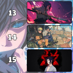 LÓT CHUỘT SASUKE UCHIHA CỠ LỚN SIZE 90X40 DÀY 5MM