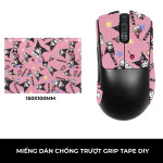 MIẾNG DÁN CHỐNG TRƯỢT GRIP TAPE DIY 15X10CM KUROMI