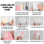 MIẾNG DÁN CHỐNG TRƯỢT GRIP TAPE DIY 15X10CM KUROMI