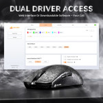 CHUỘT ATTACK SHARK R11 ULTRA CARBON FIBER 8K MULTI MODES FORGED BLACK (PAW3950MAX/49G)