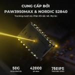 CHUỘT ATTACK SHARK R11 ULTRA CARBON FIBER 8K MULTI MODES WEAVE BLACK (PAW3950MAX/39G)