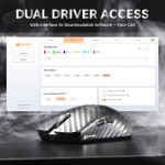 CHUỘT ATTACK SHARK R11 ULTRA CARBON FIBER 8K MULTI MODES WEAVE BLACK (PAW3950MAX/39G)