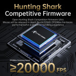 CHUỘT ATTACK SHARK V5 MAX 8K MULTI MODES WHITE (PAW3950MAX/53G)