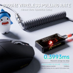 CHUỘT ATTACK SHARK X8 ULTRA 8K MULTI MODES BLACK (PAW3950MAX/50G)