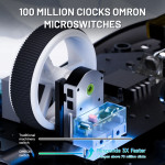 CHUỘT ATTACK SHARK X8 ULTRA 8K MULTI MODES WHITE (PAW3950MAX/50G)