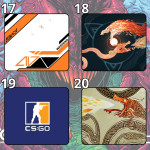 LÓT CHUỘT CSGO CS2 COUNTER STRIKE GAMING SIZE 26X21 DÀY 3MM