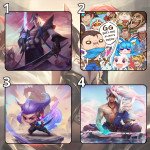 LÓT CHUỘT LOL LIÊN MINH HUYỀN THOẠI GAMING SIZE 35X30 DÀY 3MM