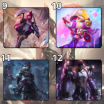 LÓT CHUỘT LOL LIÊN MINH HUYỀN THOẠI GAMING SIZE 35X30 DÀY 3MM