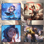 LÓT CHUỘT LOL LIÊN MINH HUYỀN THOẠI GAMING SIZE 35X30 DÀY 3MM