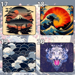 LÓT CHUỘT NHẬT BẢN JAPAN STYLE GAMING SIZE 45X40 DÀY 3MM