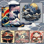 LÓT CHUỘT NHẬT BẢN JAPAN STYLE GAMING SIZE 45X40 DÀY 5MM