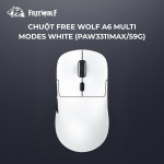 CHUỘT FREE WOLF A6 MULTI MODES WHITE (PAW3311MAX/59G)