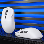 CHUỘT FREE WOLF A6 MULTI MODES WHITE (PAW3311MAX/59G)