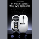 CHUỘT FREE WOLF A7 MULTI MODES WHITE (PAW3311MAX/59G)