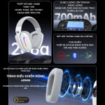 TAI NGHE FREE WOLF V10 ULTRA LIGHT MULTI MODES ĐEN