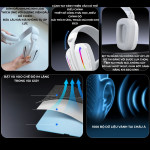 TAI NGHE FREE WOLF V10 ULTRA LIGHT MULTI MODES TRẮNG