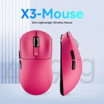 CHUỘT ATTACK SHARK X3 MULTI MODES BERRY RED (PAW3395/49G)