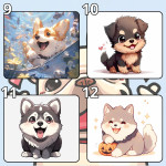 LÓT CHUỘT CHÓ DỄ THƯƠNG GAMING SIZE 35X30 DÀY 3MM