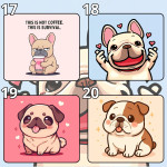 LÓT CHUỘT CHÓ DỄ THƯƠNG GAMING SIZE 35X30 DÀY 3MM