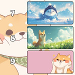 LÓT CHUỘT CHÓ DỄ THƯƠNG CỠ LỚN SIZE 120X60 DÀY 3MM