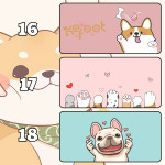 LÓT CHUỘT CHÓ DỄ THƯƠNG CỠ LỚN SIZE 120X60 DÀY 3MM