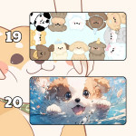 LÓT CHUỘT CHÓ DỄ THƯƠNG CỠ LỚN SIZE 120X60 DÀY 3MM