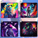 LÓT CHUỘT PHI HÀNH GIA ASTRONAUT GAMING SIZE 26X21 DÀY 3MM