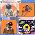 LÓT CHUỘT PHI HÀNH GIA ASTRONAUT GAMING SIZE 26X21 DÀY 3MM