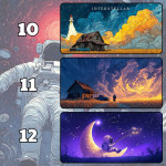 LÓT CHUỘT PHI HÀNH GIA ASTRONAUT CỠ LỚN SIZE 80X30 DÀY 5MM