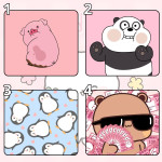 LÓT CHUỘT CUTE ANIMALS GAMING SIZE 35X30 DÀY 3MM