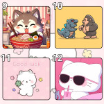 LÓT CHUỘT CUTE ANIMALS GAMING SIZE 35X30 DÀY 3MM