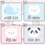 LÓT CHUỘT CUTE ANIMALS GAMING SIZE 35X30 DÀY 3MM