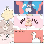 LÓT CHUỘT CUTE ANIMALS CỠ LỚN SIZE 80X30 DÀY 5MM