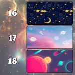LÓT CHUỘT VŨ TRỤ GALAXY SPACE CỠ LỚN SIZE 80X30 DÀY 5MM