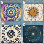 LÓT CHUỘT CHIÊM TINH ASTROLOGY ZODIAC SIZE 35X30 DÀY 3MM