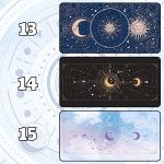 LÓT CHUỘT CHIÊM TINH ASTROLOGY ZODIAC CỠ LỚN SIZE 120X60 DÀY 3MM