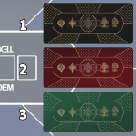 LÓT CHUỘT THẢM POKER PLAYMAT CỠ LỚN SIZE 120X60 DÀY 3MM