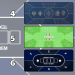 LÓT CHUỘT THẢM POKER PLAYMAT CỠ LỚN SIZE 120X60 DÀY 3MM