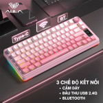 BÀN PHÍM CƠ AULA S75 PRO PINK GRADIENT SEIYA SWITCH
