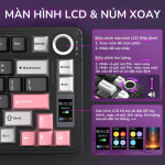 BÀN PHÍM CƠ AULA S75 PRO BLACK GRADIENT SEIYA SWITCH