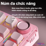 BÀN PHÍM CƠ AULA S75 PRO QUIET WHITE SEIYA SWITCH